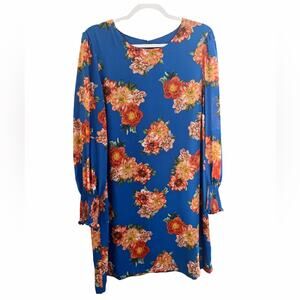 Gibson Latimer Floral long Sleeve Dress